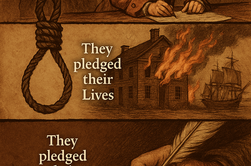 July 4th, 1776 – The Day They Signed Their Death Warrants